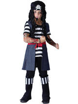 Child Tattoo Pirate Boy Costume