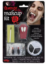 Vampire Make Up Kit With Fangs