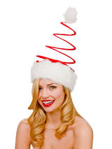Large Spiral Santa Hat