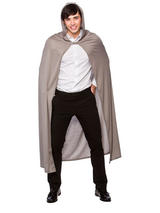 Grey Cape With Hood Adult