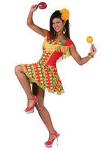 Mexicana Lady Dress Costume