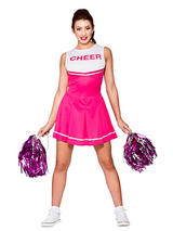 High School Cheerleader Pink Costume
