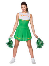 "Cheers" Cheerleader Green Costume