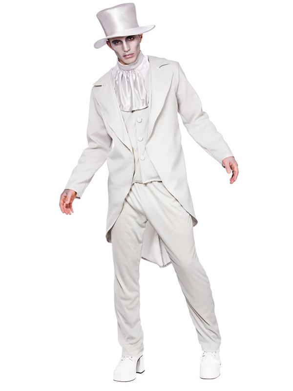 fancy white suit