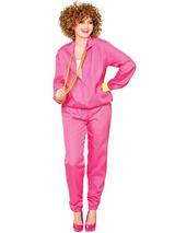 Shell Suit Pink Costume
