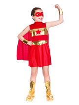 Child Red Super Hero Costume