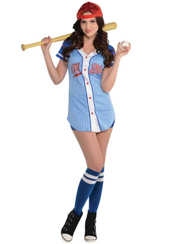 women's baseball fancy dress