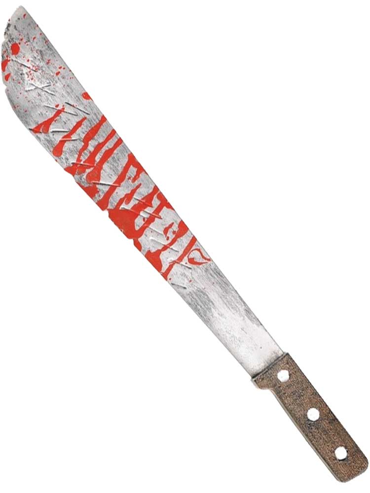 51cm Bloody Slasher Machete Fancy Dress Halloween Toy Weapon Horror 51cm Bloody Slasher Machete Fancy Dress Halloween Toy Weapon Horror