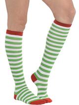 Adult Green Stripe Knee High Socks