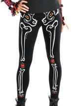 Adult D.O.T.D Sugar Skull Leggings