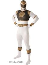 2nd Skin White Power Ranger Costume