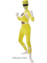 2nd Skin Yellow Power Ranger Costume
