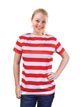 Striped Shirt Red White