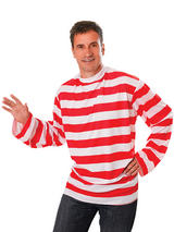 Striped Shirt Red White