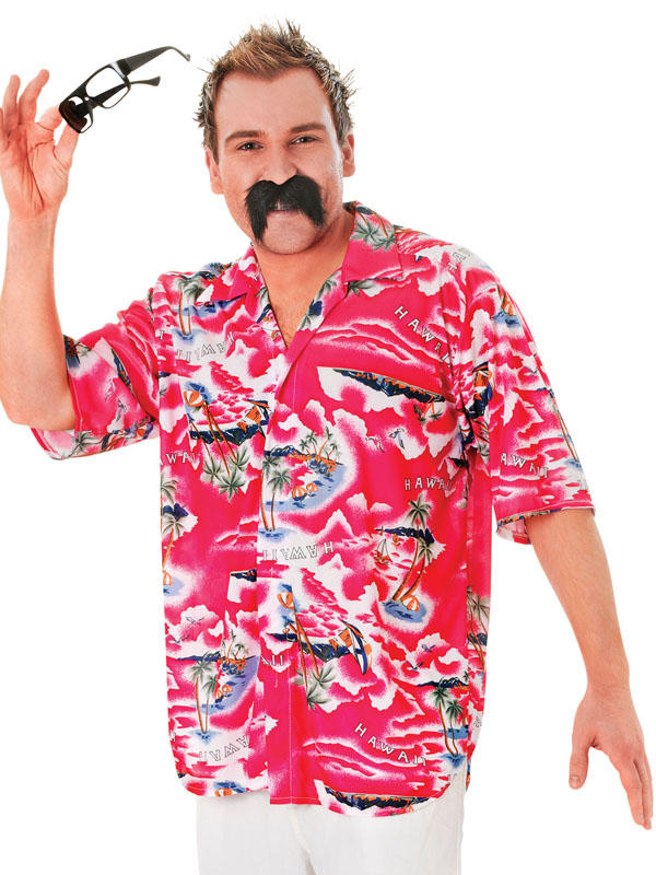 Adult Mens Hawaiian Floral Shirt