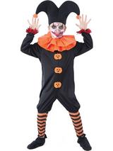 Child Boys Evil Jester Costume