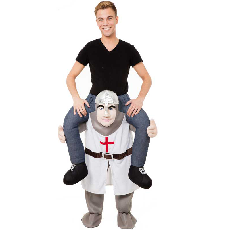 New Shoulder Carry Ride On Piggy Back Fancy Dress Costume Outfit Me ns