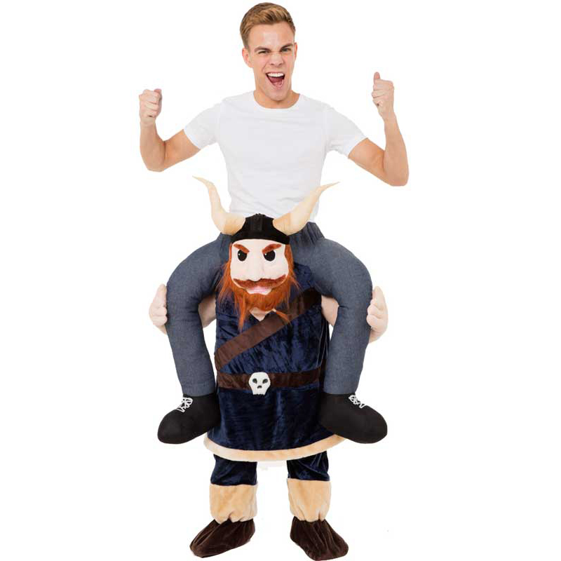 New Shoulder Carry Ride On Piggy Back Fancy Dress Costume Outfit Me ns