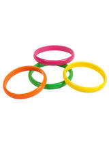 80's Neon Bracelets 4pc Set