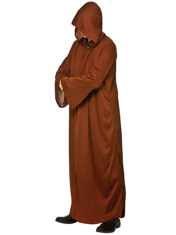 Hooded Robe Brown