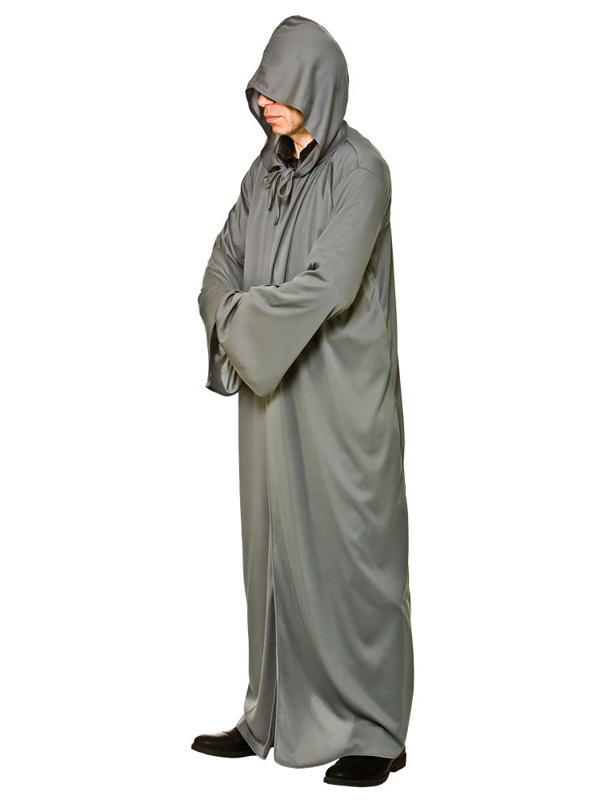 Hooded Robe Grey
