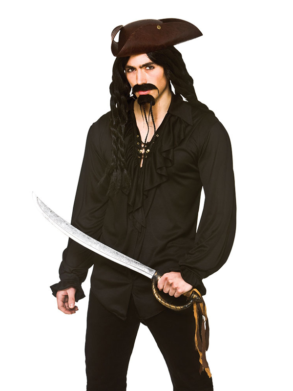 Caribbean Pirate Man Island Fantasy Storybook Adult Mens Fancy Dress Costume