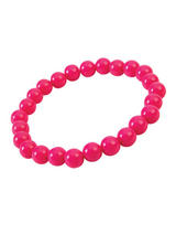 Pop Art Pearl Bracelet Hot Pink