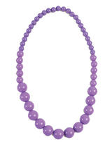 Pop Art Big Pearl Necklace Lavender