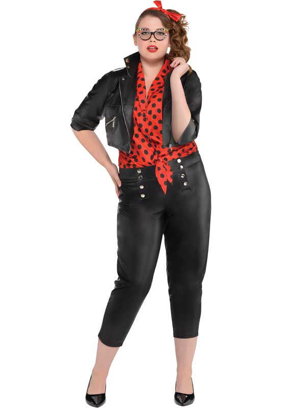 Adult Ladies UK 8-18 Red Rocking Rebel 