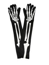 Long Skeleton Gloves