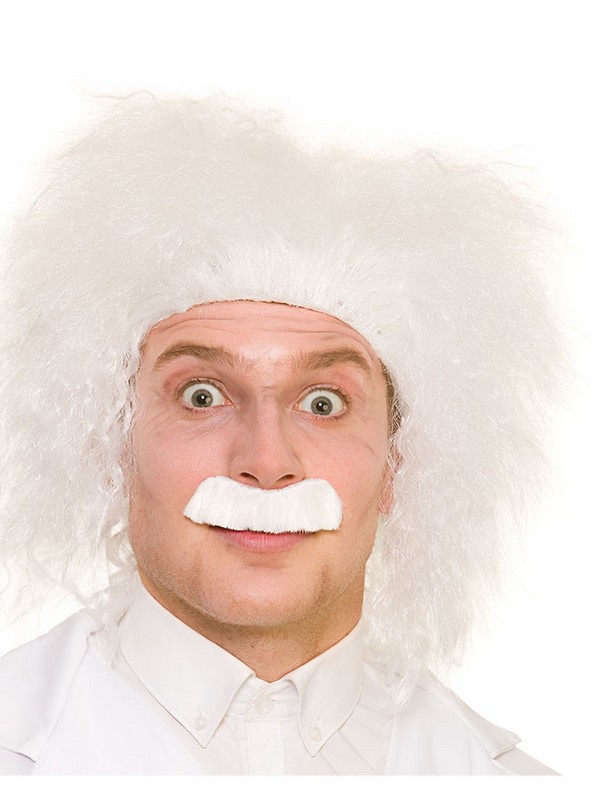 Adult Mens Crazy Scientist Wig Tash Mens Wigs Plymouth Fancy