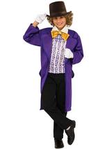 Child Willy Wonka Costume & Hat