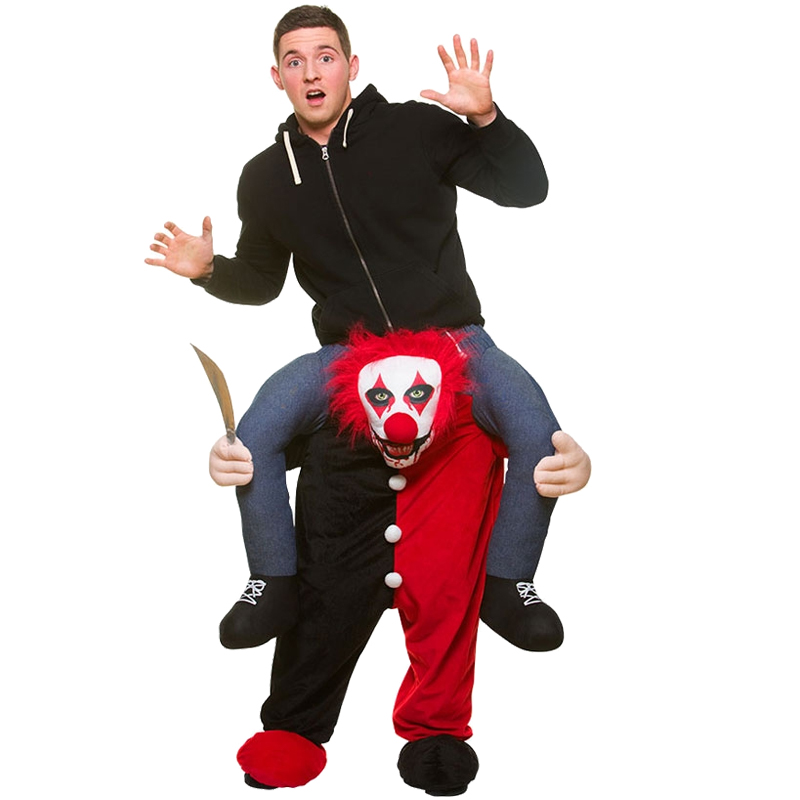 Shoulder Carry Me Piggy Back Bulldog Fancy Dress Adult Funny Comedy Pet Costume