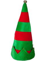 Adult Elf Hat With Bells