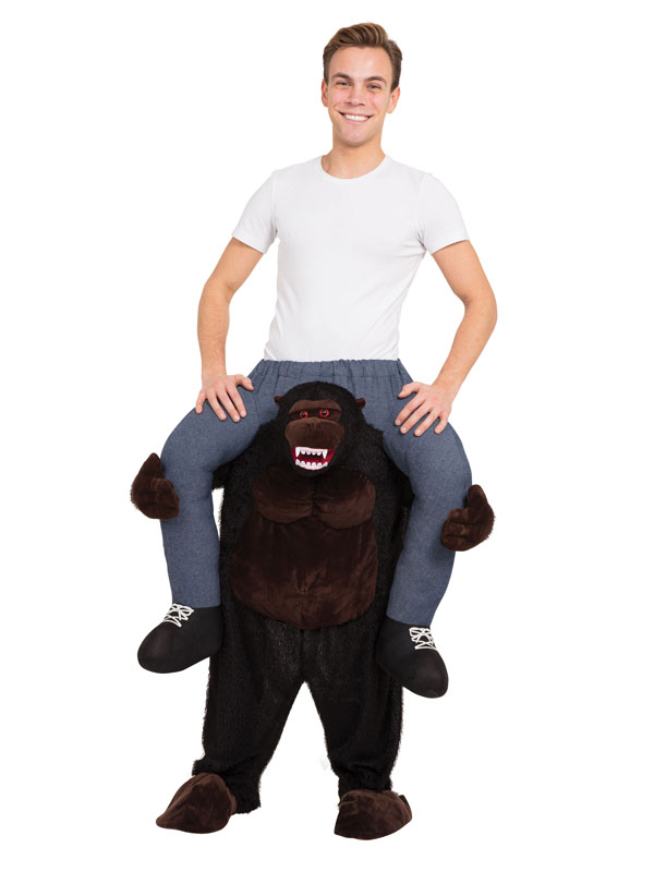 New Shoulder Carry Ride On Piggy Back Fancy Dress Costume Outfit Me ns