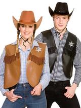 Cowboy Sheriff Waistcoat Costume