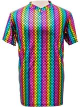 Adult Mens T-Shirt - Scale Rainbow