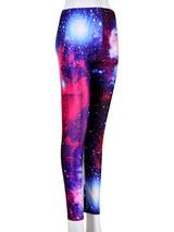 Ladies Galaxy Purple Leggings