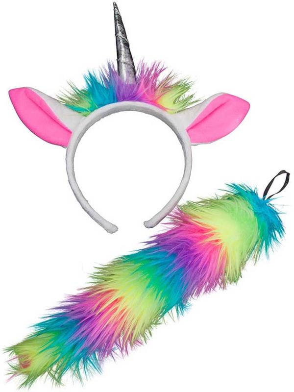 Ears & Tail - Rainbow Unicorn