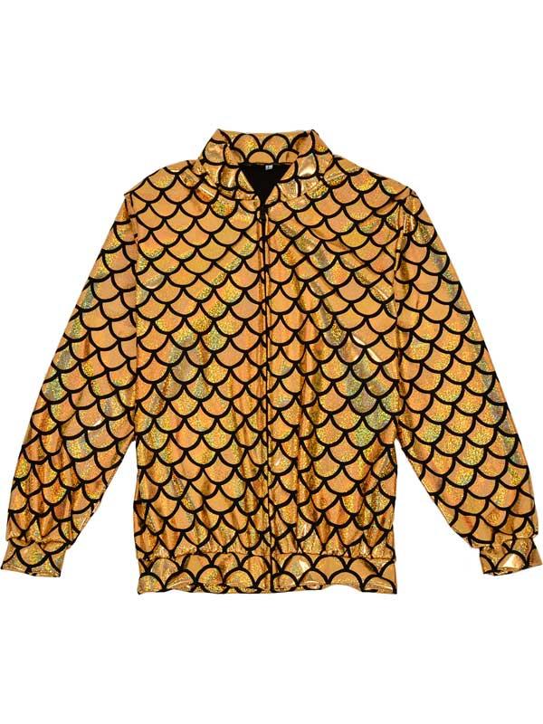 Adult Scale Gold Holographic Jacket