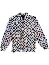 Adult Scale Silver Holographic Jacket