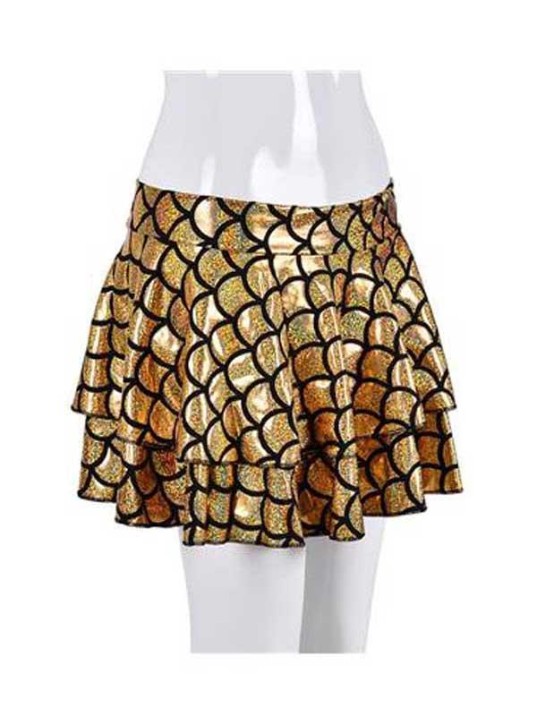 Adult Ladies Skirt - Scale Gold