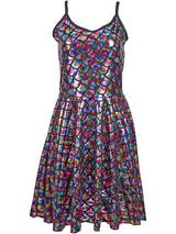 Adult Ladies Dress - Scale Rainbow