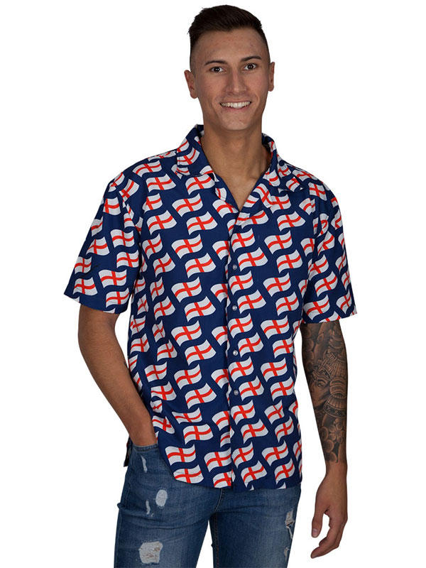 Adult Mens Hawaii Style England Shirt
