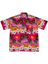 Adult Pink Hawaiian Shirt - Beetle Cars