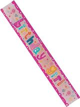 Birthday Girl Holographic Foil Banner