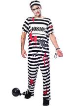 Adult Mens Zombie Convict Costume