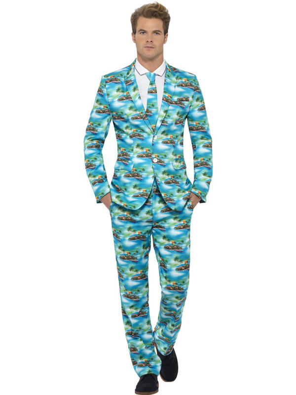 Adult Mens Stand Out Aloha Suit