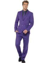 Adult Mens Stand Out Purple Suit Costume