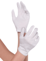 Adult White Cotton Gloves